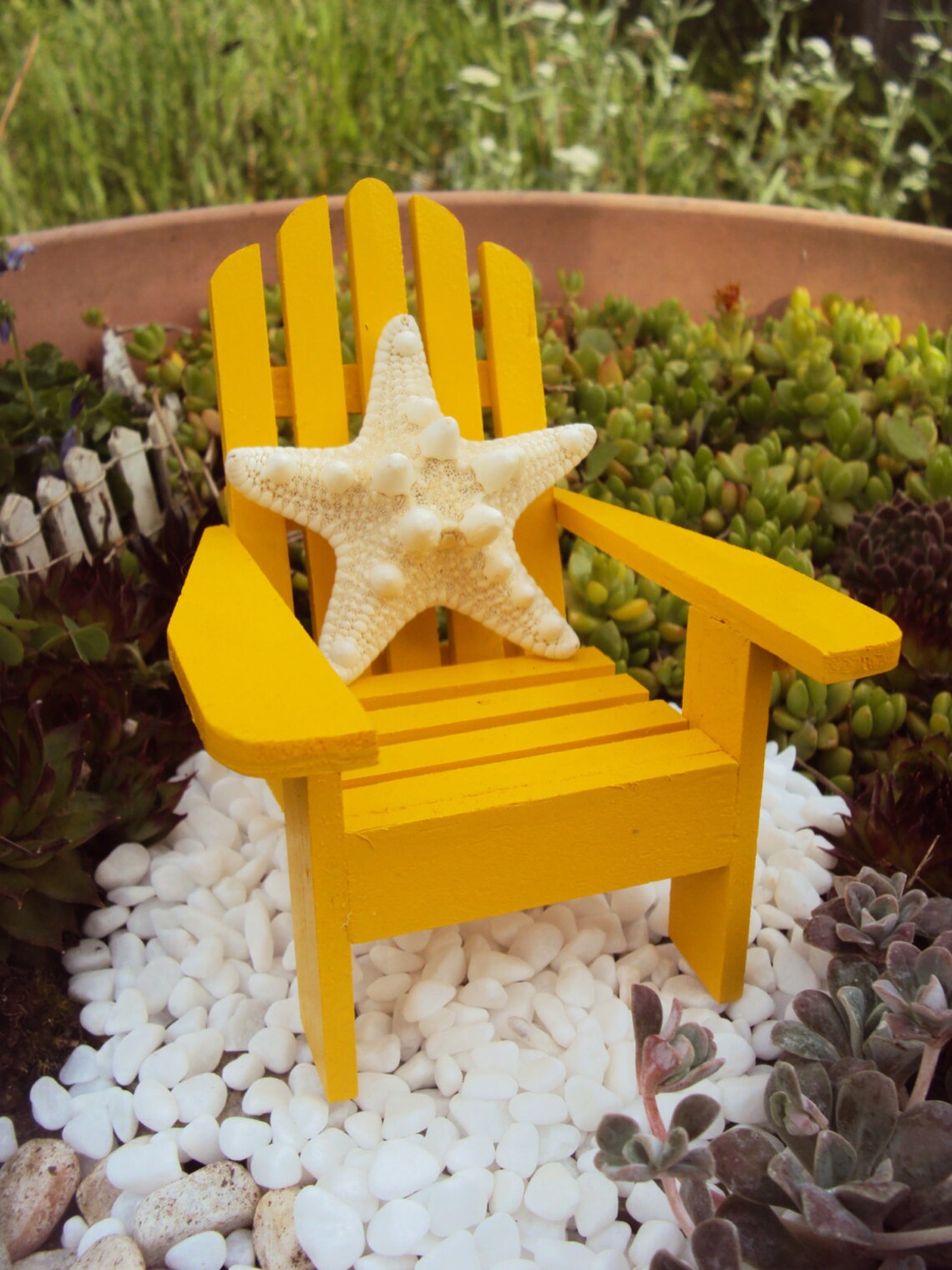 Fairy Garden Adirondack Chair Fairy Garden Chair Fairy Etsy