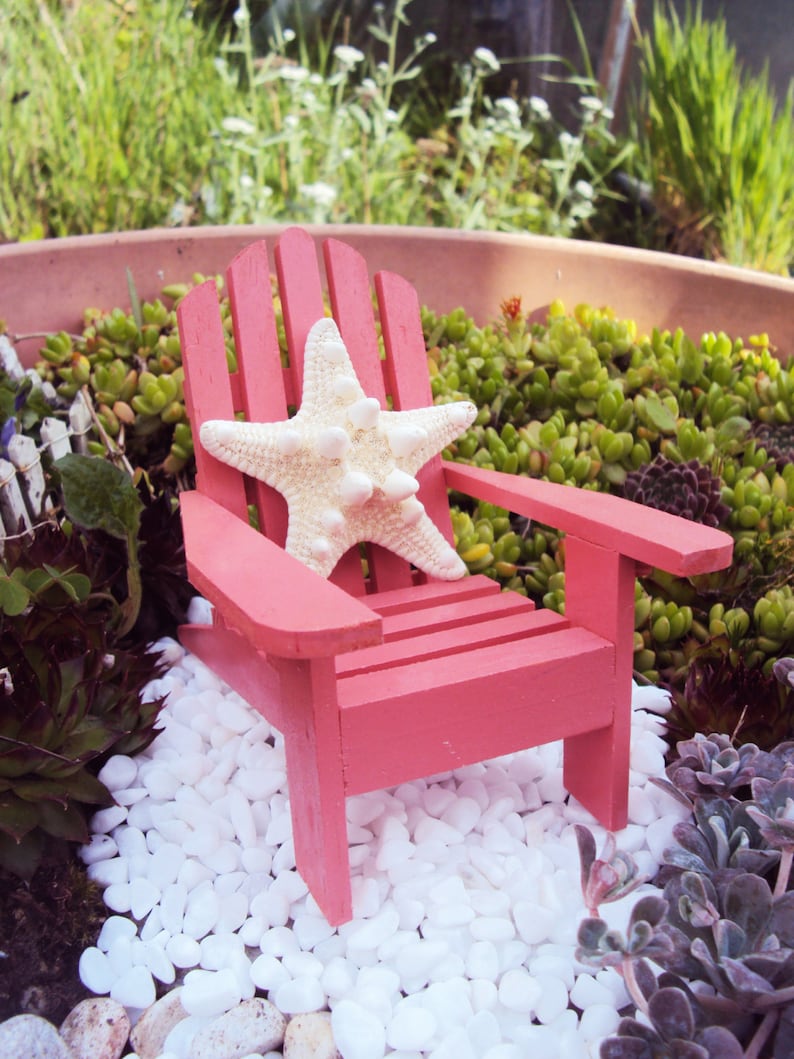 Fairy Garden Adirondack Chair Fairy Garden Chair Fairy Etsy