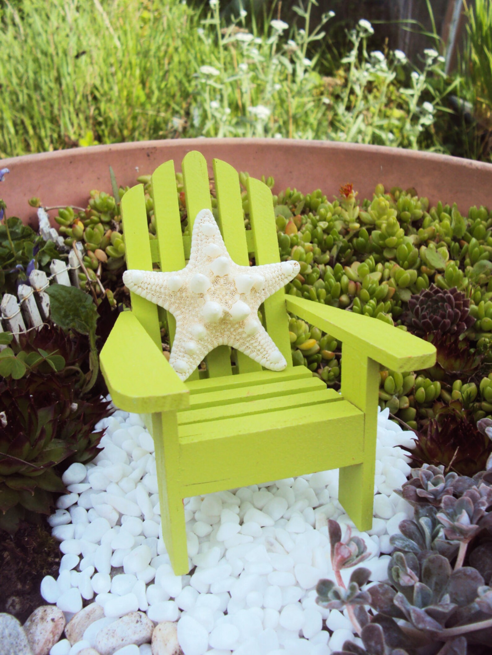 Fairy Garden Adirondack Chair Fairy Garden Chair Fairy Etsy