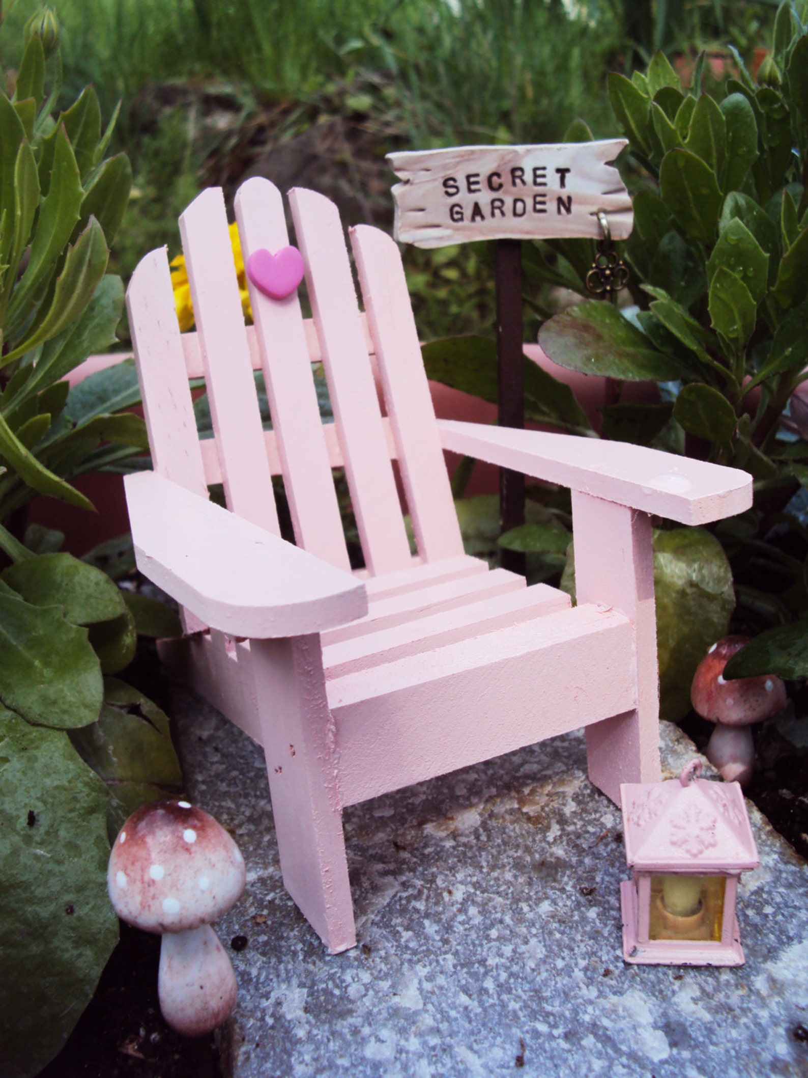 Fairy Garden Adirondack Chair Fairy Garden Chair Fairy Etsy