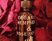 Organic hemp seed rosewater facial serum