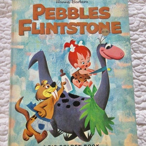 Pebbles Flintstone Big Golden Book 1963 image 1