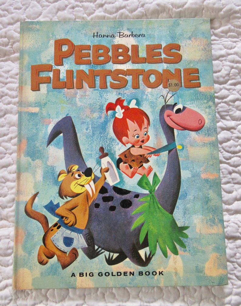 Pebbles Flintstone Big Golden Book 1963 image 1