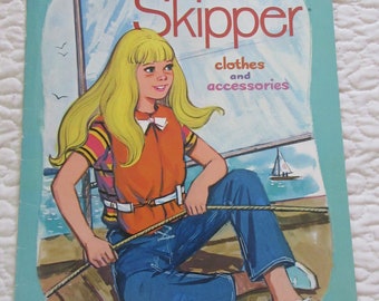 3 Whitman Skipper paper doll sets, 70s 80s