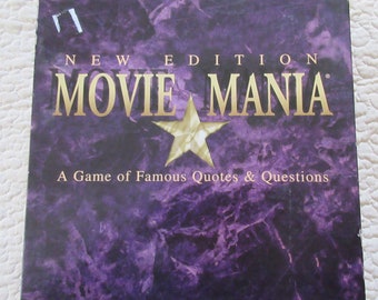 1990s Movie Mania board game