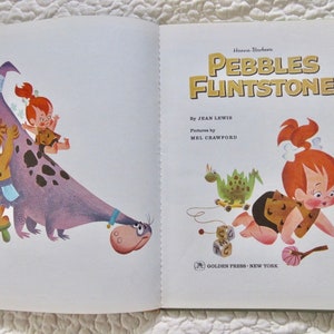 Pebbles Flintstone Big Golden Book 1963 image 3