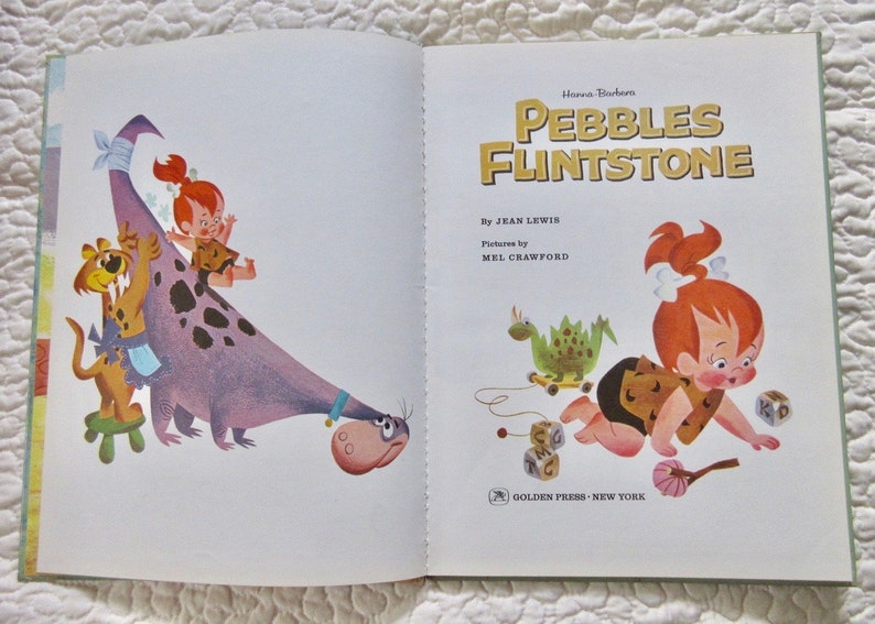 Pebbles Flintstone Big Golden Book 1963 image 3