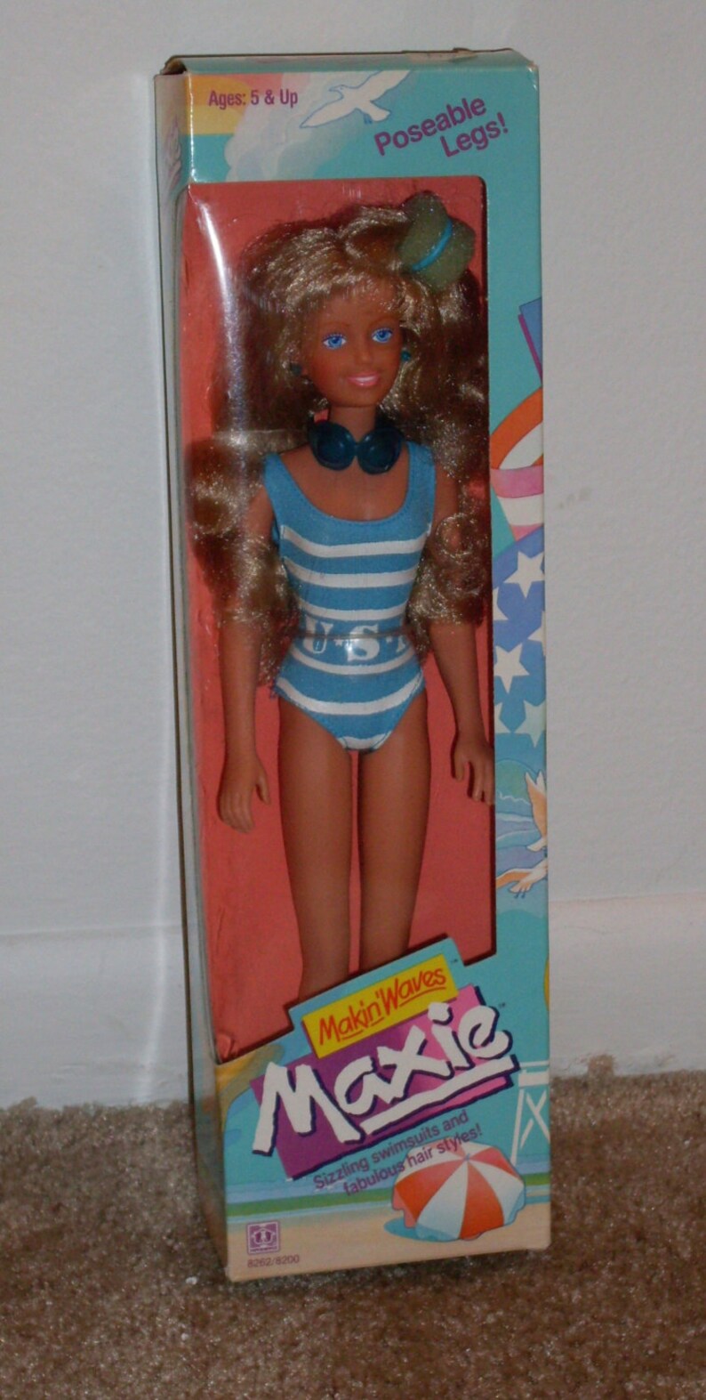 1989 Hasbro Makin' Waves Maxie NRFB image 1