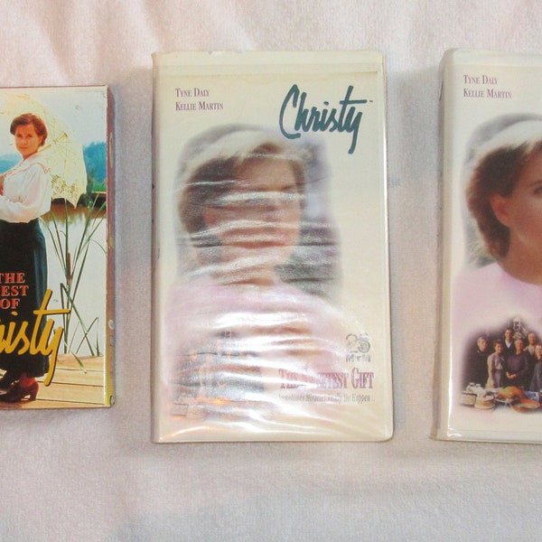 Christy TV series 5 VHS tapes 1990s