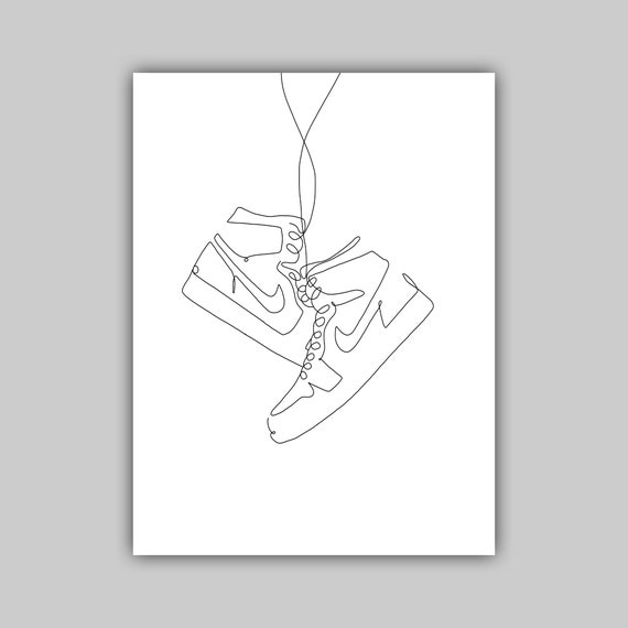 air jordan 1 drawing