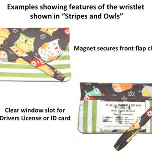 Wristlet Monogrammed Wallet Cell Phone Holder image 2