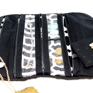 Travel Jewelry Wrap Case Organizer image 3