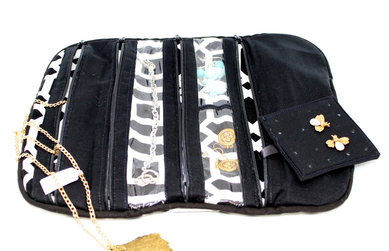 Travel Jewelry Wrap Case Organizer image 3