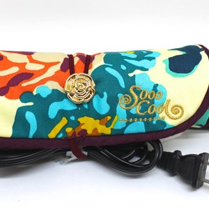 Straightener, Flat, Hot Iron Wrap and Mat, Holder, Cover, Travel, Storage, Case, Protector, Heat Resistant image 1