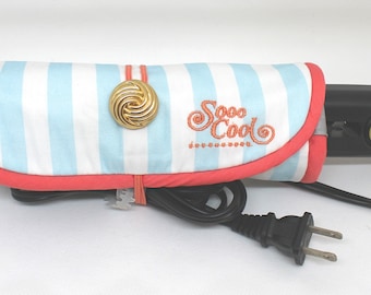 Straightener, Flat, Hot Iron Wrap and Mat, Holder, Cover, Travel, Storage, Case, Protector, Heat Resistant