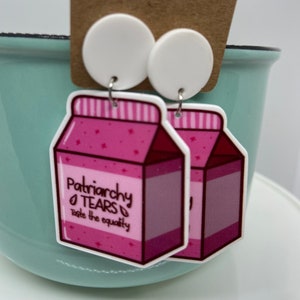 Patriarchy Tears Milk Carton