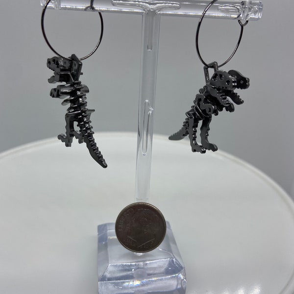 T-Rex  Skeleton Earrings
