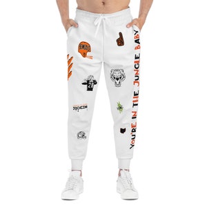 Cincinnati Bengals Unisex Jogger Sweatpants | Bengals Sweatpants | Who Dey | Cincy | Game Day Outfit | Sideline Style | White Bengal