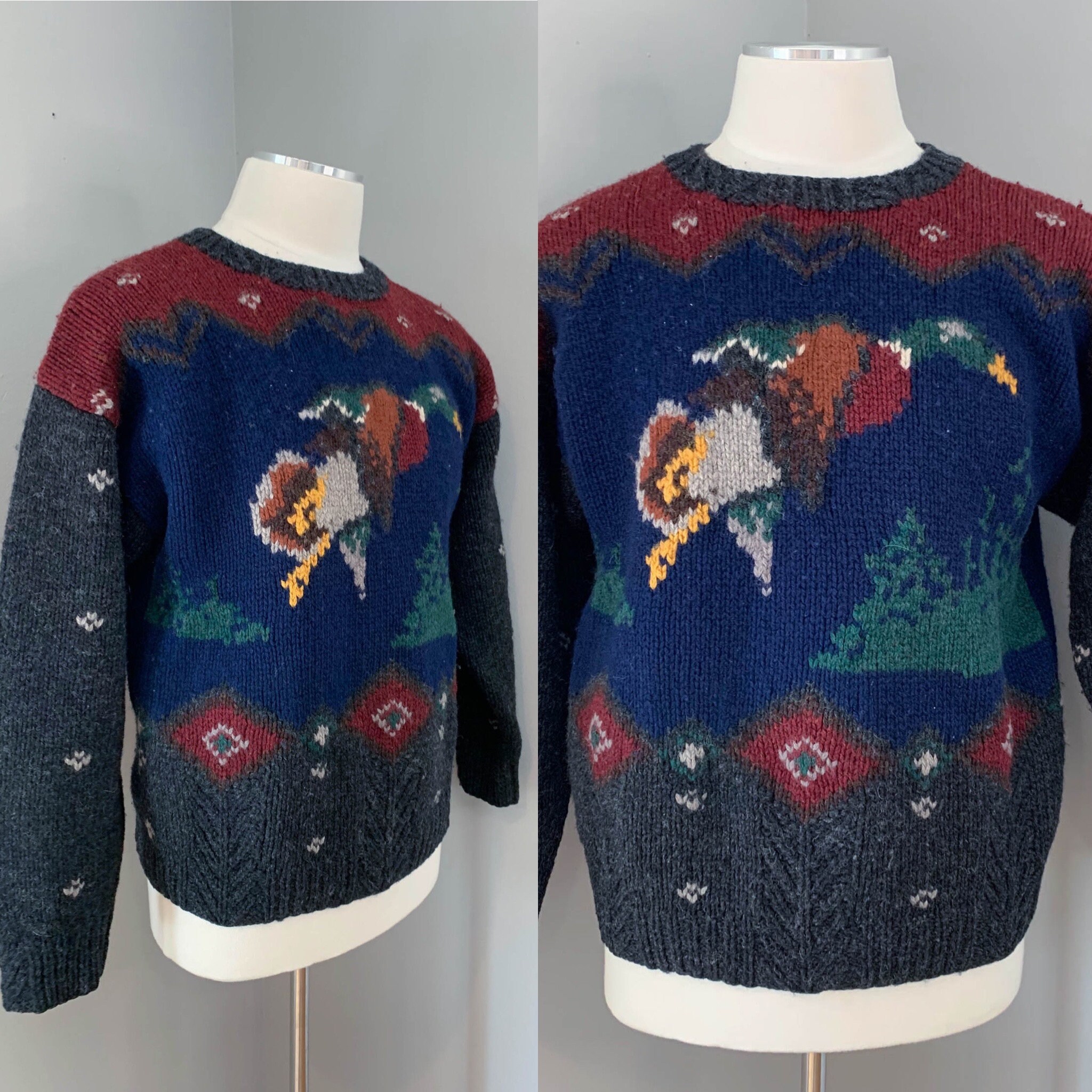 Vintage Duck Sweater - Etsy
