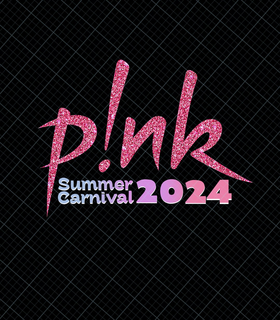 Pnk 2024 SVG I PNG Summer Carnival 2024 Tour, Gift for Fans, Pink 2024