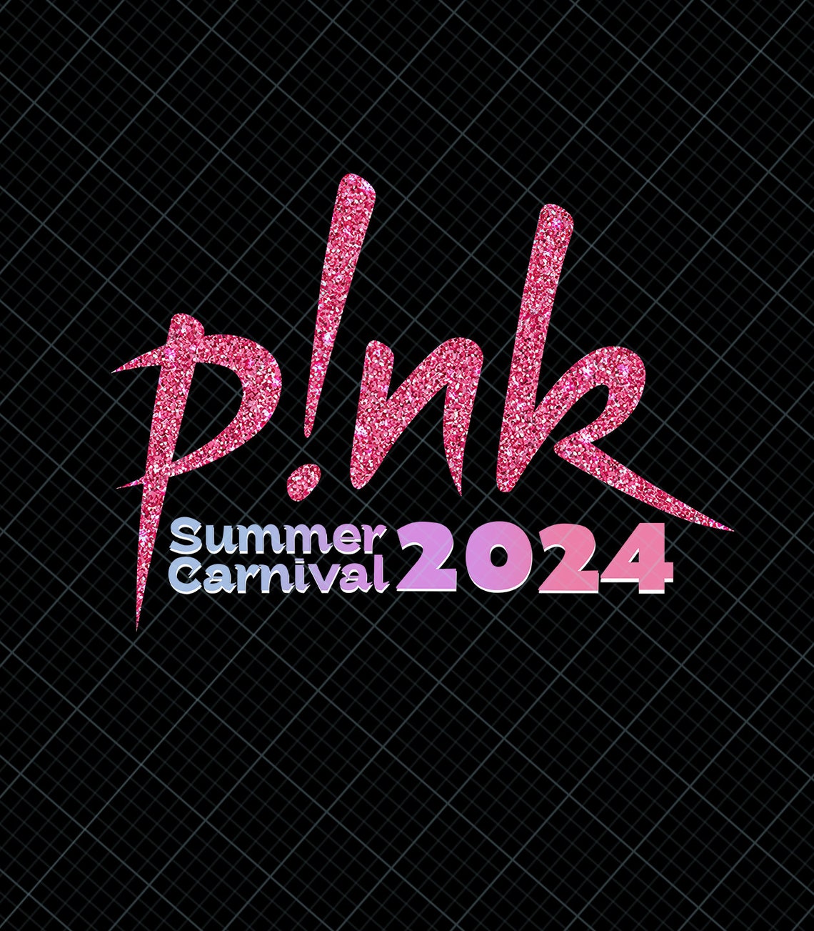 Pnk 2024 SVG I PNG Summer Carnival 2024 Tour, Gift for Fans, Pink 2024