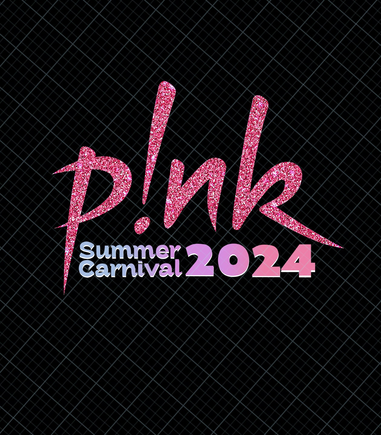 Pnk 2024 SVG I PNG Summer Carnival 2024 Tour, Gift for Fans, Pink 2024