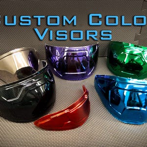 Custom Color Helmet Visor