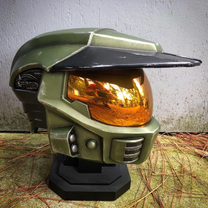 Halo CE Mark V Master Chief Helmet Etsy UK