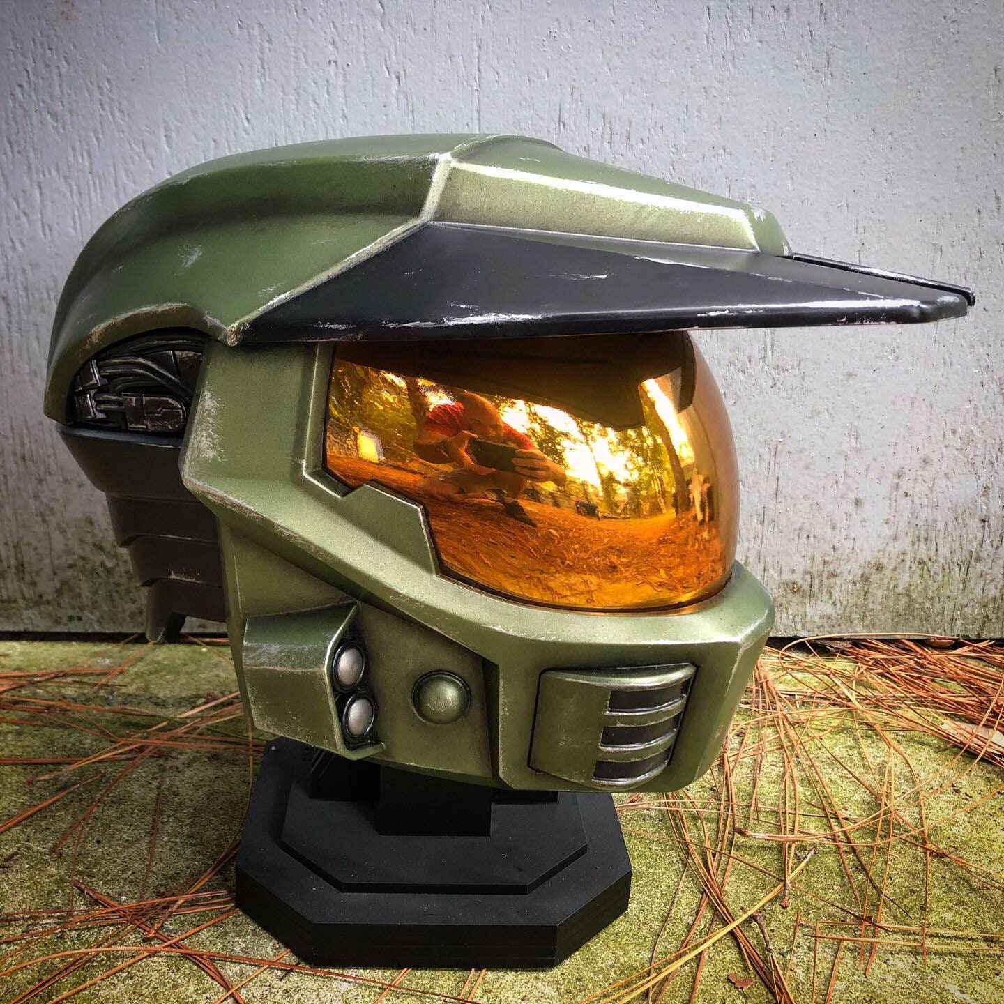 video game Halo Mark V helmet inspired by HALO