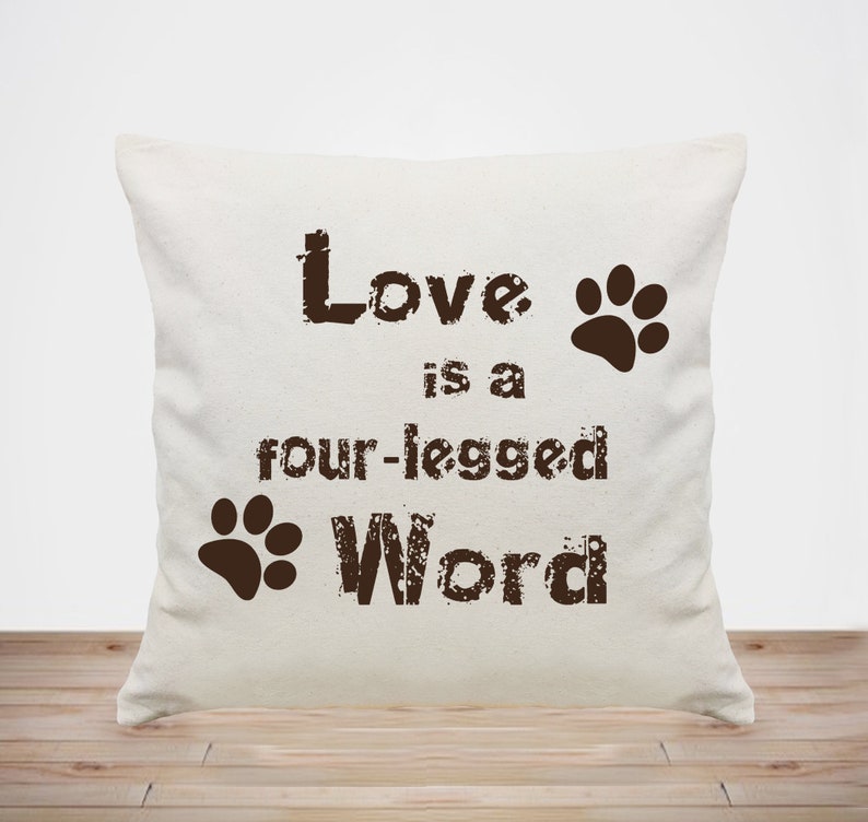 Custom dog throw pillow with wordsfunny dog cushiondog Etsy