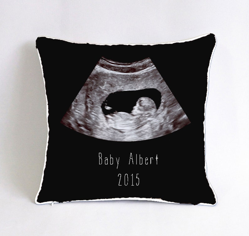 Baby ultrasound pillowcustom baby nursery cushionbaby shower Etsy