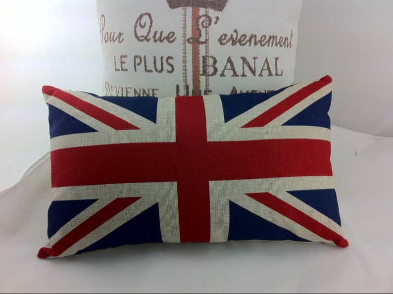 union jack lumbar pillow