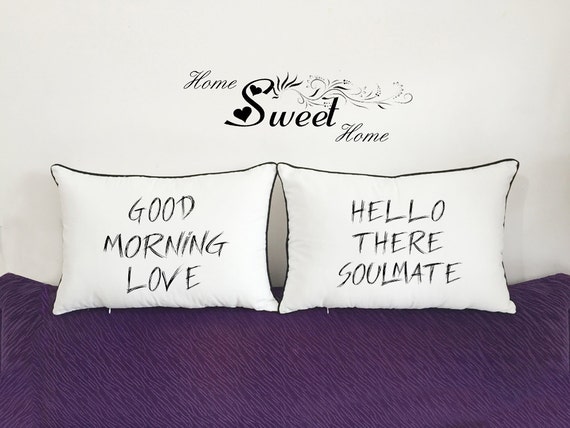 personalized his her bedding pillowcase mr and mrs valentine etsy