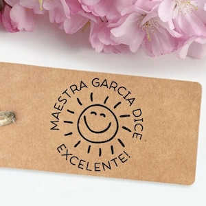 Custom Spanish Teacher Gift Idea Teacher Stamp Custom Classroom Stamp Personalized Customized Teacher Gift Español Maestra