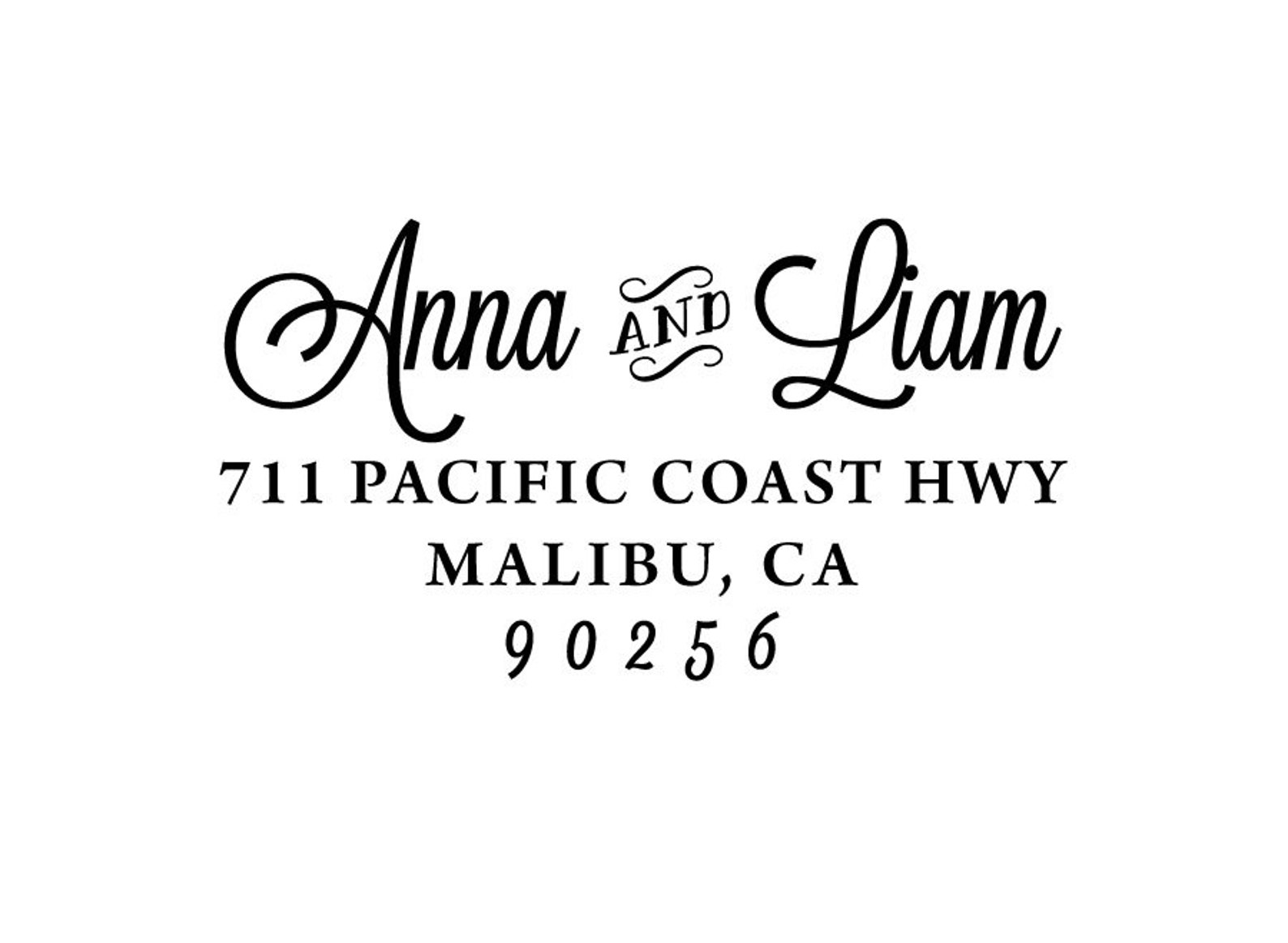 Custom Stamp Custom Address Stamp Return Address Stamp Etsy