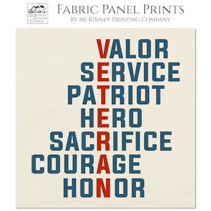 Patriotic Fabric, Veteran, Military, Americana Fabric, 4th of July, Small Print, Block Print Fabric, Quilts of Valor, Quilting, Sewing