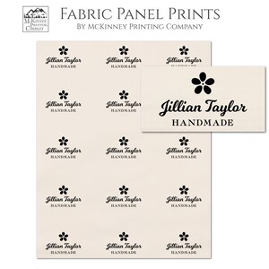 Quilt Label, Fabric Labels, Sewing Labels for Handmade Items, Personalized Quilt Labels, Custom, Quilt Labels Personalized, Quilting, Custom