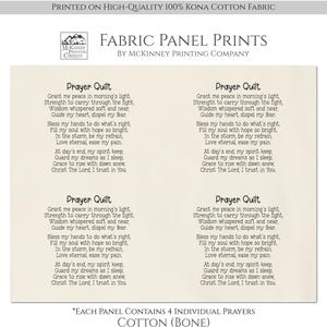 Pocket Prayer, Quilt Labels, Christian Gift, Mini Quilt, Mini Pocket Prayer Quilt, Small Print Fabric, Cotton, Crafts, Quilting, Church