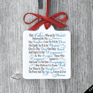 The Lord&#39;s Prayer, Our Father, Confirmation Gift Boy, Girl, Bible Verse, First Communion, Christian Couples Gift, Graduation, Custom