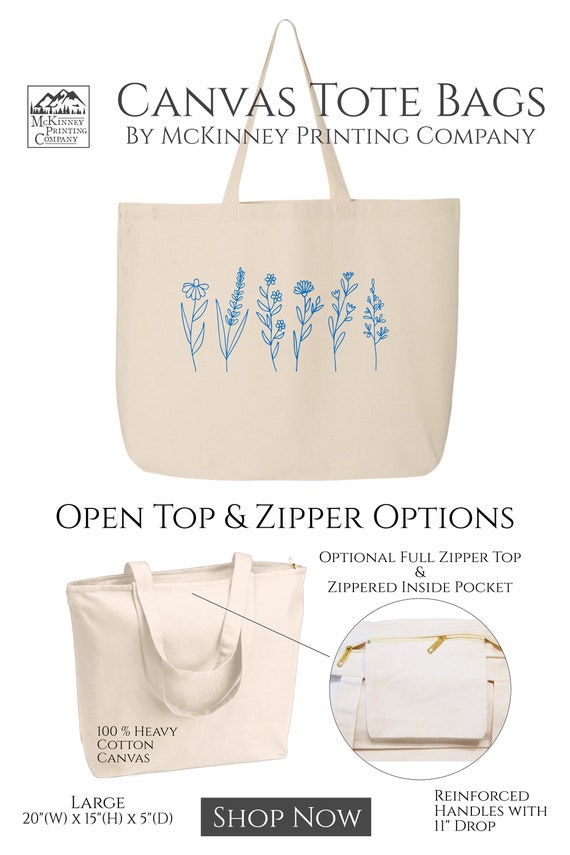 2Pcs Canvas Tote Bag for Women Aesthetic Tote Bag Reusable Flower Tote Bag  with Handles for Shopping School Supplies