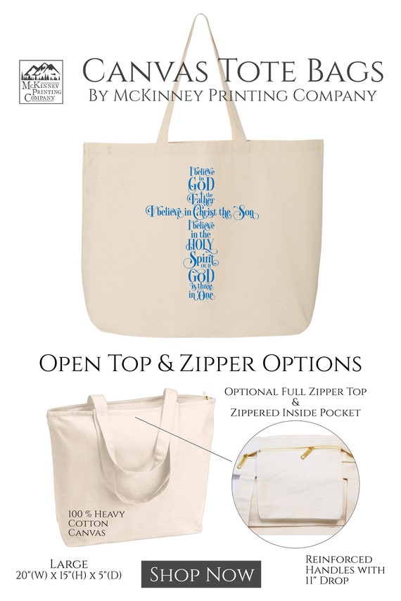 We Believe In God The Father Tote Bag We Believe In God The Father Tote Bag