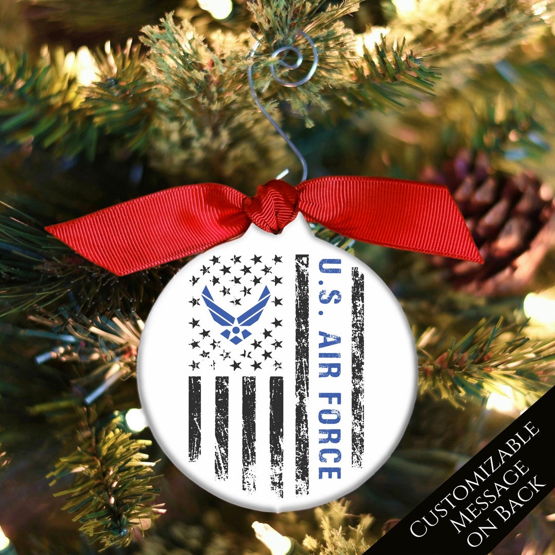 Military Ornaments, Air Force Ornament, Veteran Christmas Ornaments