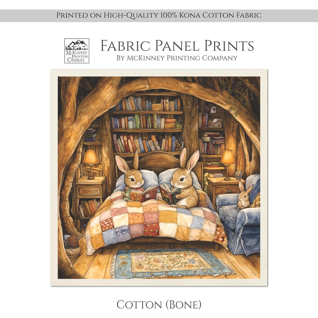 Beatrix Potter, Fabric Panel, Bunny Fabric, Baby Fabric Panels, Rabbit ...