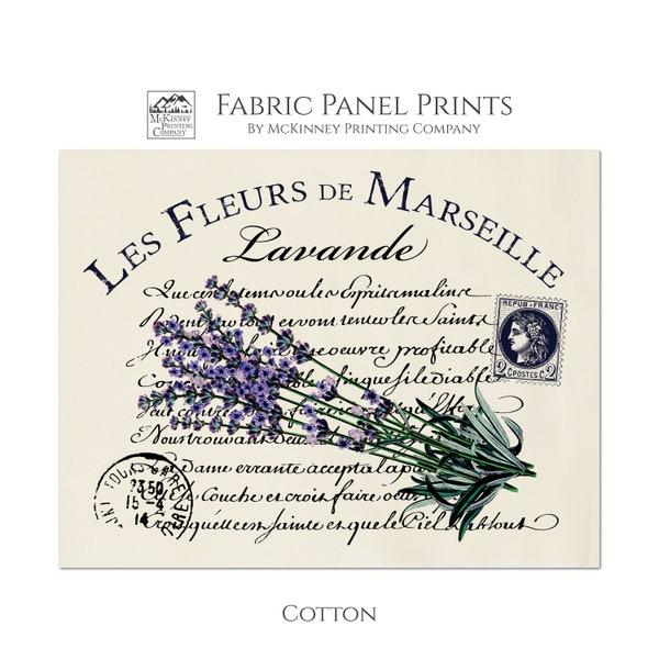 Tela floral estilo shabby chic, lavanda, tela con estampado grande, tela con estampado de bloques, panel de tela, vintage, manualidades, patchwork, tela con estampado floral pequeño