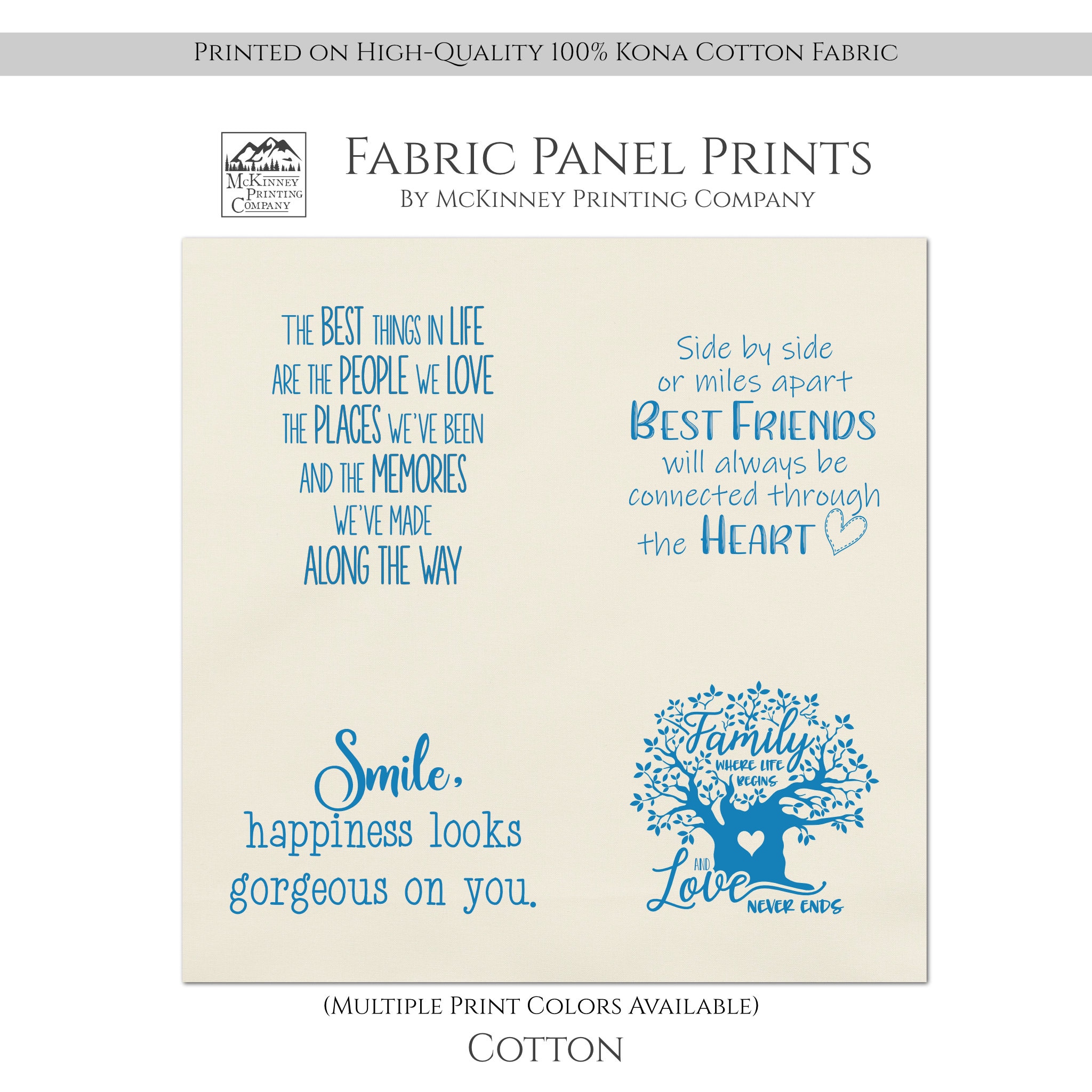 Fabric Rug Label Quilt Labels, Mug Rugs, Fabric Panel, Custom Quilt Labels, Small Print ...