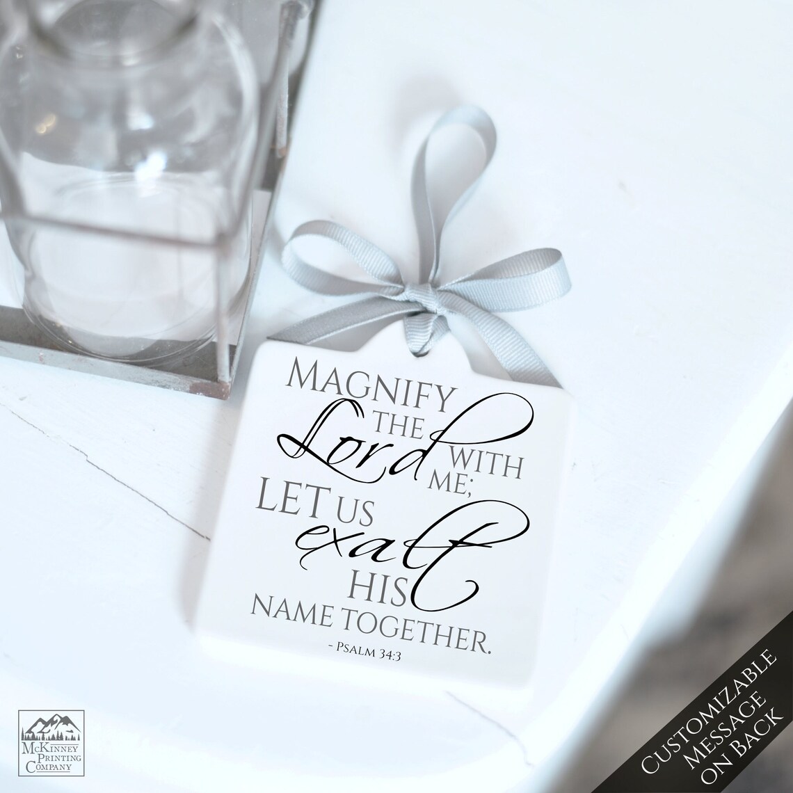 Psalm 34 3, Magnify the Lord With Me, Confirmation Gift Boy, Girl ...