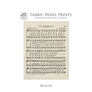 Puede incluir: Una impresi&oacute;n de partitura vintage para el himno "How Great Thou Art!" La partitura est&aacute; impresa en un fondo color crema con texto negro y notaci&oacute;n musical. El t&iacute;tulo del himno est&aacute; impreso en negrita en la parte superior de la partitura. La letra est&aacute; impresa debajo de la notaci&oacute;n musical. La partitura est&aacute; enmarcada por un borde negro.