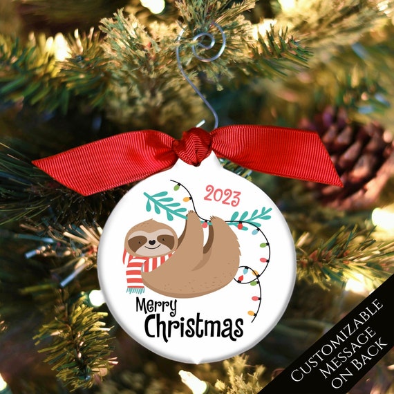 Sloth christmas decor Clearance