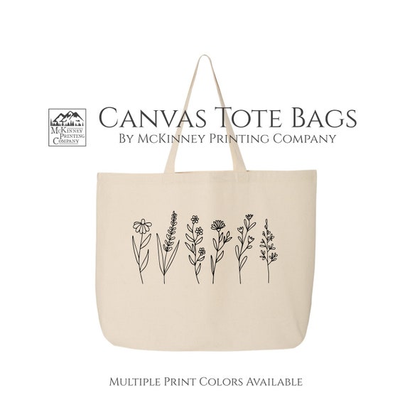 floral reusable bags