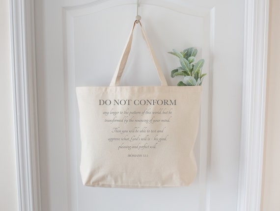 Be Transformed by Renewing of Your Mind {Tote Bag} Be Transformed by Renewing of Your Mind {Tote Bag}
